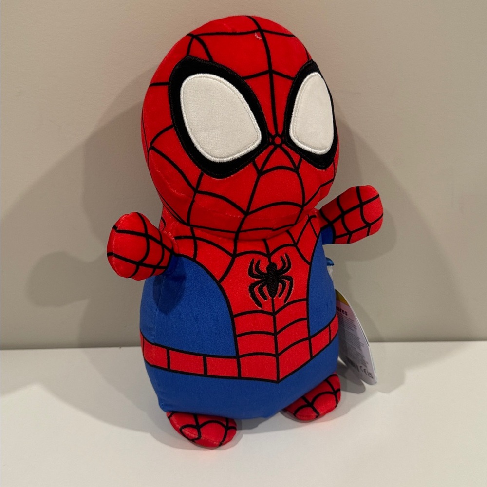 Squishmallow Hugmee Spider Man Spidey Amazing Friends Marvel NWT 10” - Picture 4 of 4